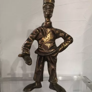 Sculpture - Bronze - Intitulée Le Marin (47)