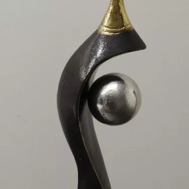 Sculpture en Bronze et Aluminium - Intitulée Maternité (8)
