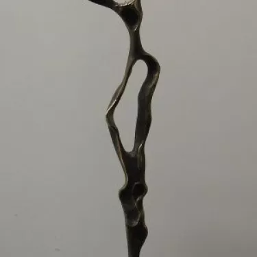 Sculpture en Bronze sur socle plexi - Intitulée Reflet (11)