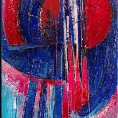 N°20 - Huile sur Toile d'Aléos - Dimensions 25x75 cm - Références 25X75A748