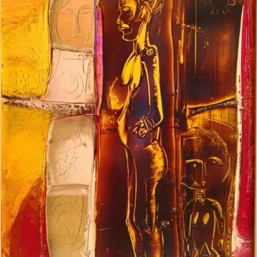 N°34- Huile sur Toile d'Aléos - Dimensions 33x46 cm - Références 33E46A756