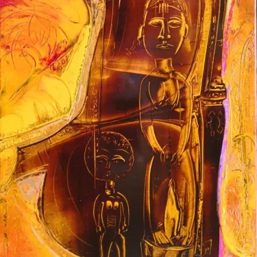 N°35 - Huile sur Toile d'Aléos - Dimensions 33x46 cm - Références 33E46A757