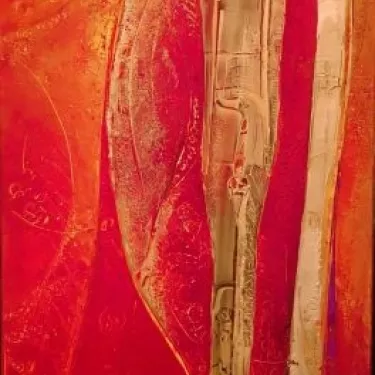 N°44 - Huile sur Toile d'Aléos - Dimensions 90x30 cm - Références 90E30A143