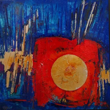 N°57 - Huile sur Toile d'Aléos - Dimensions 60x60 cm - Références 60&60A777