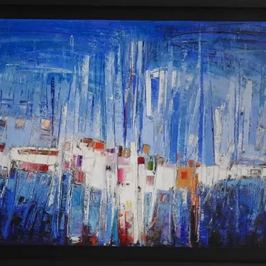 N°65 - Huile sur Toile d'Aléos - Dimensions 60x120 cm - Références 60&120A711