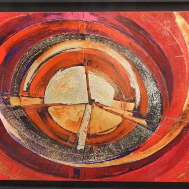 N°80 - Huile sur Toile d'Aléos - Dimensions 116x81 cm - Références 116V81A578