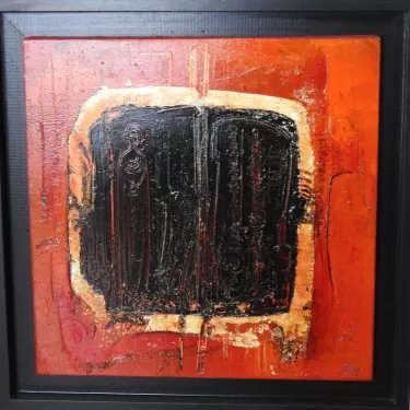 N°A61 - Huile sur Toile d'Aléos - Dimensions 50x50 cm - Références 50K50A57