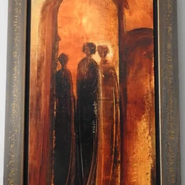 N°A66 - Huile sur Toile d'Aléos - Dimensions 62x125 cm - Références 62J125A20