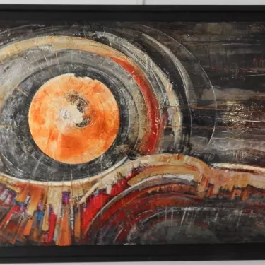 N°A70 - Huile sur Toile d'Aléos - Dimensions 81x130 cm - Références 81V130A567