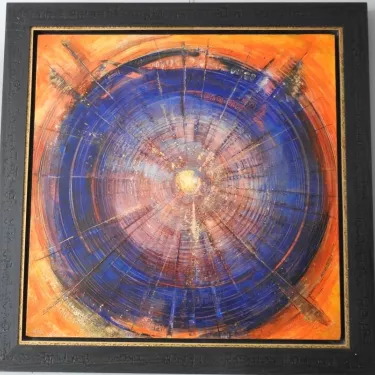 N°A75 - Huile sur Toile d'Aléos - Dimensions 100x100 cm - Références 100P100A253