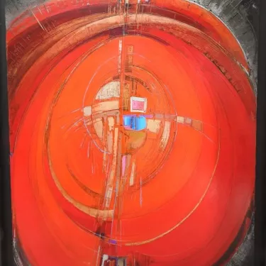 N°A81 - Huile sur Toile d'Aléos - Dimensions 89x116 cm - Références 89T116A484