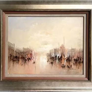 V11 - Perspective sur le Grand Canal - 35 x 27 cm