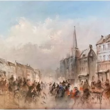 P10 - Jour de Marché - 73 x 60 cm