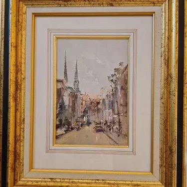 G01 - Gouache - Intitulée Rouen