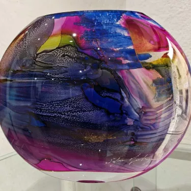 An original and unique creation by Sylvie Montagnon, entitled ‘MIZUKI’.Réf 41