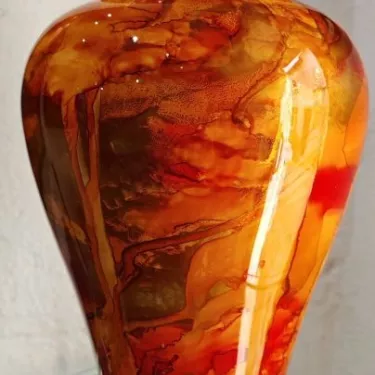 Cristal Glass by Sylvie Montagnon, entitled ‘NEPAL’. Réf 44