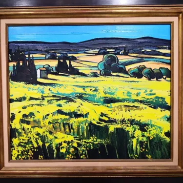 Oil on canvas by Léon ZANELLA (born in 1956)