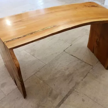 Cherry Wood Desk, Unique Work of Art, designed by Killian Brizepierre.