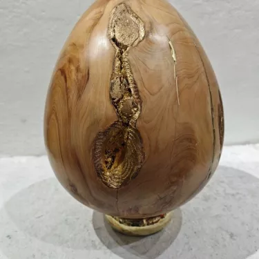 Precious Wood Egg - Created by Killian BRIZEPIERRE, cabinetmaker