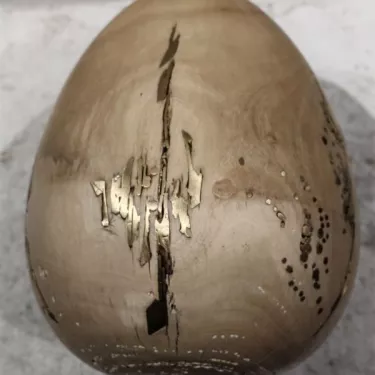 Precious Wood Egg - Created by Morgane Atelier BRIZEPIERRE, cabinetmaker -